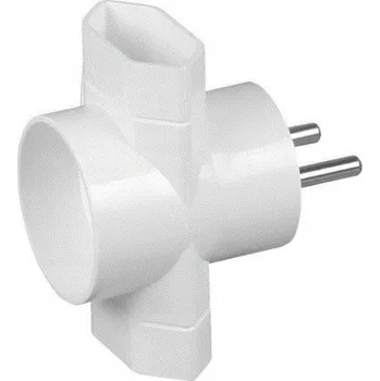 Elektrická zásuvka Elektrická Zásuvka rozbočka Swe bílá