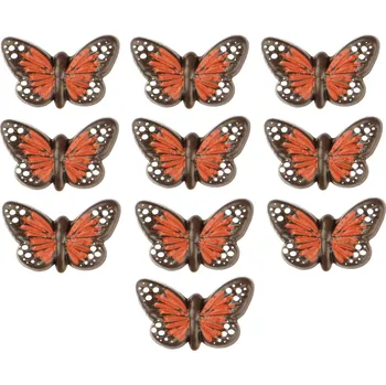 Čokoláda Hospodyňkám.cz Čokoládový motýl červený 10ks