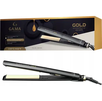 Žehlička na vlasy ŽEHLIČKA NA VLASY NA VLASY GA.MA GOLD GI0234 IONIZACE KERAMICKÉ PLOCHY