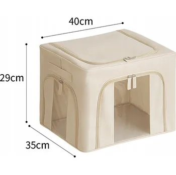 Úložný box Skládací organizér Krabička pro skladování věcí o objemu 40 litrů