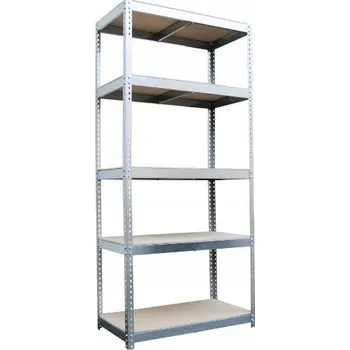 Dílenský regál KOVOVÝ REGÁL DO SKLEPA max. 280 kg 210x91x46 cm