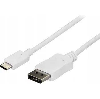 Datový kabel StarTech.com CDP2DPMM6W USB-C na DisplayPort kabel - 1,8m, bílý