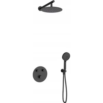 Sprchový set Corsan Sprchový set sprchový set LUGO Z04MBL Směšovač Sprchová Hlavice Černý