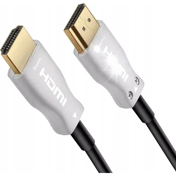Video kabel AKTIVNÍ OPTICKÝ HDMI 2.1 KABEL 8K 4K 48Gb/s WIREWAY WW310515 OPTICX 15m