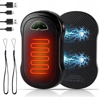 Zabezpečení domácnosti ELEKTRICKÉ AKUMULÁTOROVÉ OHŘÍVAČE RUKOU 3-STUPŇOVÁ REGULACE 2*5000mAh