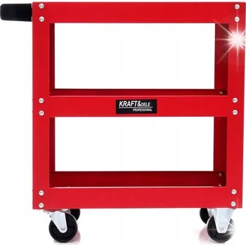 DÍLENSKÝ VOZÍK NA NÁŘADÍ SERVISNÍ SKŘÍŇKA 3 POLICE na KOLEČKÁCH KRAFT