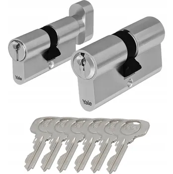 Vložka do dveří Sada vložek YALE 500 40/70 + 70G/40 systém jednoho klíče