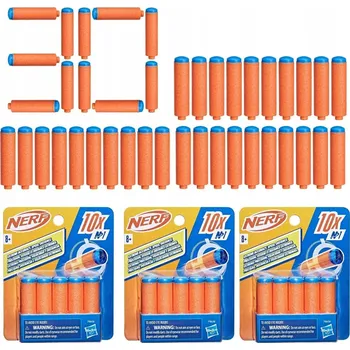 Dětská zbraň NERF ŠIPKY N1 N SERIES 3X10 PĚNOVÉ ORIGINÁLNÍ HASBRO F8636 30 kusů