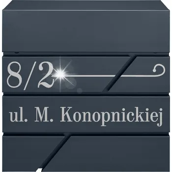 Poštovní schránka ANTRACIT POŠTOVNÍ SCHRÁNKA A NOVINY + VZOR ADRESY