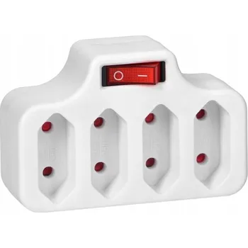 Elektrická zásuvka Elektrická Zásuvka rozbočka Orno bílá