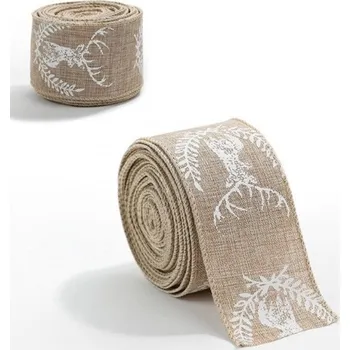 Stuha Vánoční stuha NATURE