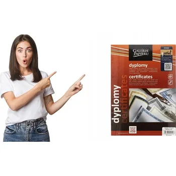 Umělecký papír Diplom Certifikát Diplomy CAMELLIA 25 Ks A4 170g