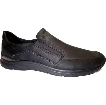 Pánské mokasíny Vycházkové mokasíny, Ecco, černá: Černá Nubuk, velur (semiš) 32,6 49 G - standardní šíře (27972-27973)