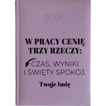 Kalendář Knižní kalendář 2026 A5 FunnyCase fialový