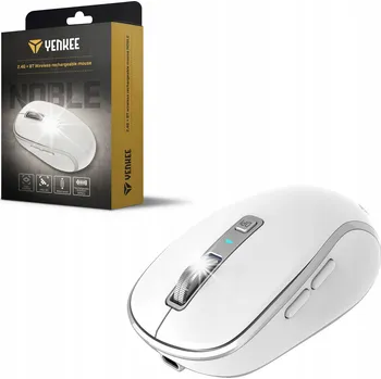 Myš Bezdrátová myš DUAL WiFi+Bluetooth akumulátor