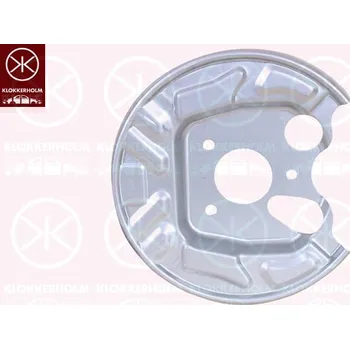 Brzdový kotouč Ochranný plech proti rozstřikování, brzdový kotouč KLOKKERHOLM 0551878
