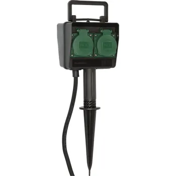 Napájecí kabel Prodlužovací Kabel bubnový Brennenstuhl 1,4 m, 4 ks zásuvek, černý