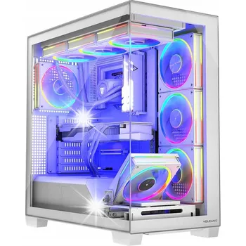 PC skříň MODECOM 417175421 Midi Tower Počítačová Skříň bílá