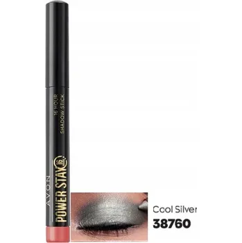 Oční stíny AVON Stíny POWER STAY 16 hodin COOL SILVER