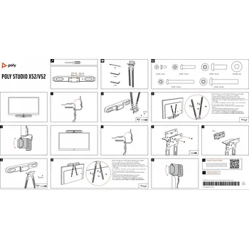 Zabezpečení domácnosti Držák Poly VESA Studio X52 875L9AA