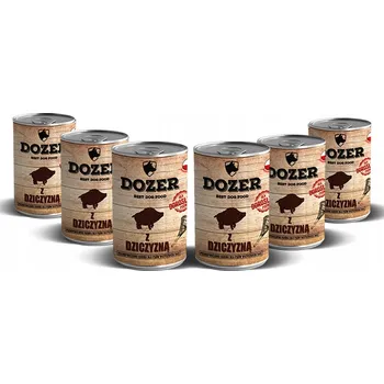 Krmivo pro psa Dozer vlhké krmivo pro psy zvěřina 6x400g