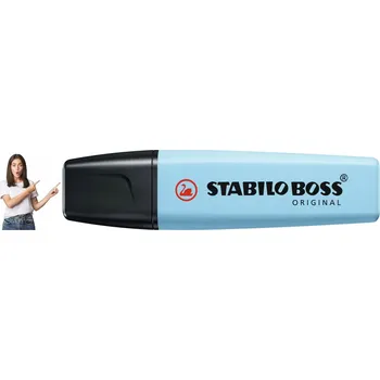 Zvýrazňovač Zvýrazňovač Stabilo modrý 1 ks