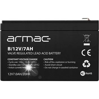 Záložní baterie ARMAC Akumulátor 12V AGM 12V 7Ah univerzální B/12V/7AH