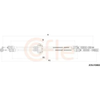 Tazne lanko, rucni prevodovka COFLE 2CB.FO002