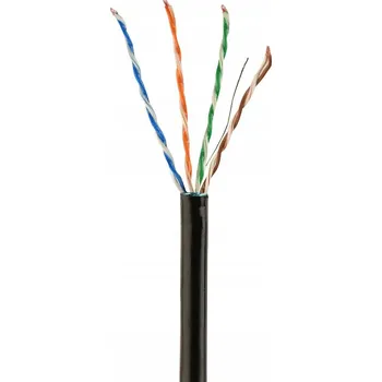Síťový kabel Gembird CAT5e FTP 305m Síťový kabel Černý F/UTP (FTP)