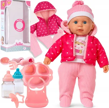 Panenka Panenka Miminko Interaktivní 42 cm + sada příslušenství mluví a zpívá Smily Play