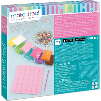 kreativní sada MAKE IT REAL Sada na výrobu přívěsků z modelovací pěny, kreativní hračka