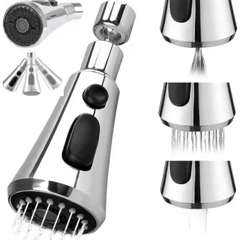 Příslušenství k vodovodní baterii Perlátor s vnějším závitem M22x1/M24x1 stříbrný s přepínatelným režimem proudu