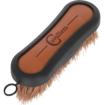 Čištění pro koně Kartáč COVALLIERO Mini Deluxe hnědý/černý 13cm