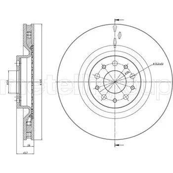 Brzdový kotouč Brzdový kotouč METELLI 23-1392C