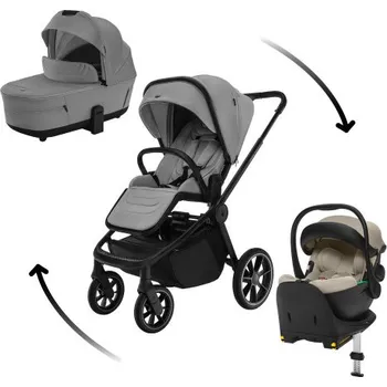 Kočárek Set kočárek Move Cross 5 + hluboká korba Move XL 5 + autosedačka XM dle vlastního výběru + báze, Shade Grey
