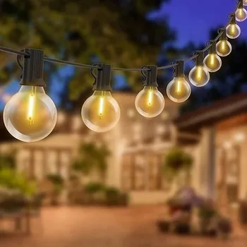 Venkovní osvětlení Venkovní osvětlení Yuusei Girlanda 60M LED s dálkovým ovládáním, 100+4 žárovky G40
