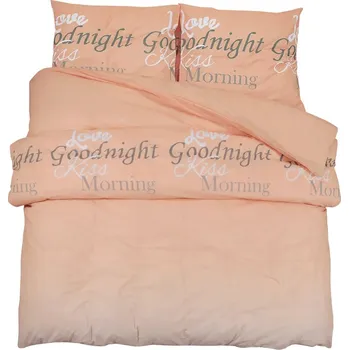 Povlečení Sada Povlečení Bavlněné OEKO-TEX, Růžové, 200x220 cm, 80x80 cm