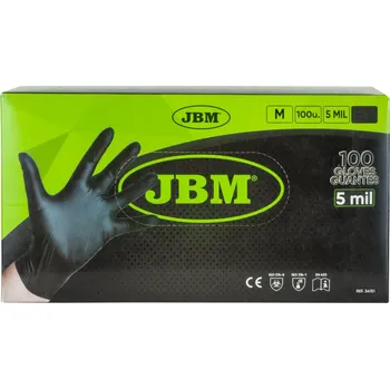 Špunt do uší JBM Jednorázové ochranné rukavice velikost XL 100 Ks, černé