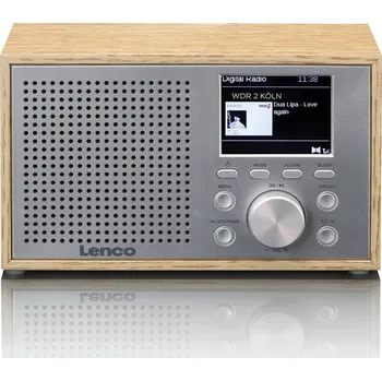 Radiopřijímač Síťové/bateriové rádio DAB+ Lenco DAR-017WH