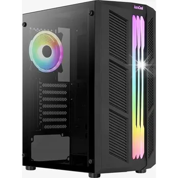 PC skříň Aerocool 417180056 Midi Tower Počítačová Skříň Černá
