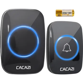 Domovní zvonek BEZDRÁTOVÝ ZVONEK NA DVEŘE BRÁNY VODOTĚSNÝ 300 M CACAZI POLSKÝ