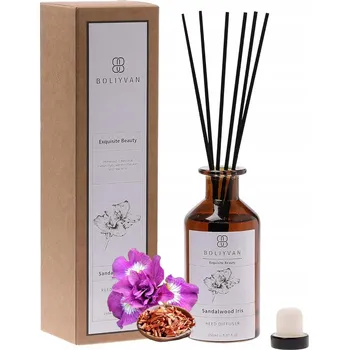 Aroma difuzér Difuzér s tyčinkami 142 ml vůně santalového dřeva a kosatce