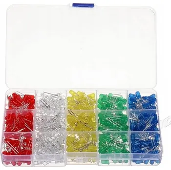 Polovodič LED dioda DIP-LED DIP-5mm-500szt 5 mm