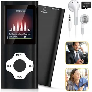 MP3 přehrávač Bedee ODTWARZACZ MP3 32GB FM rádio černý 32 GB