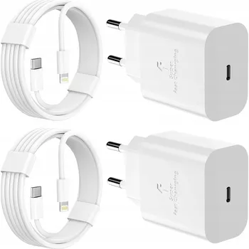 Síťová nabíječka Apple Lightning, USB 3.1 typ C, USB typ C pro Apple 4000 mA 5 V bílá