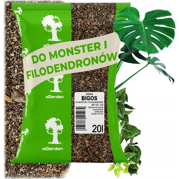 Substrát Substrát Bigos Lehká zemina pro Monstery a Filodendrony 20 L eGarden