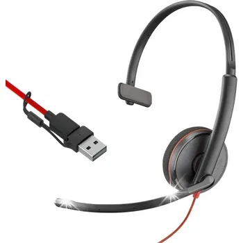 Sluchátka Náhlavní souprava Blackwire 3210 USB-C + USB-C