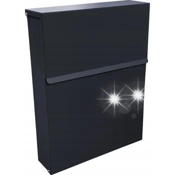 Poštovní schránka MODERNÍ ŠTÍHLÁ ANTRACIT POŠTOVNÍ SCHRÁNKA