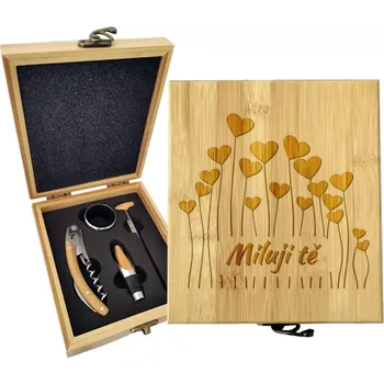 Víno Sablio Dárková sada na víno Miluji tě 2: 147×168×49 mm