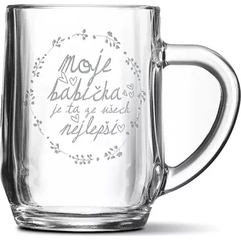 Sklenice Sablio Půllitr Moje babička je ta ze všech nejlepší: 0,5